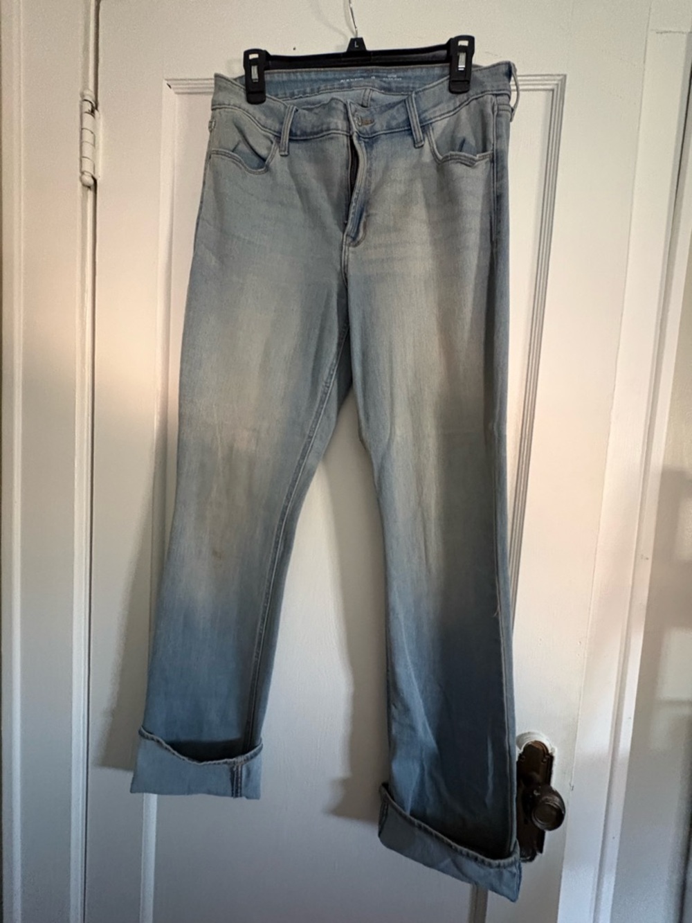 Old Navy Light Blue Mid-Rise Bootcut Jeans